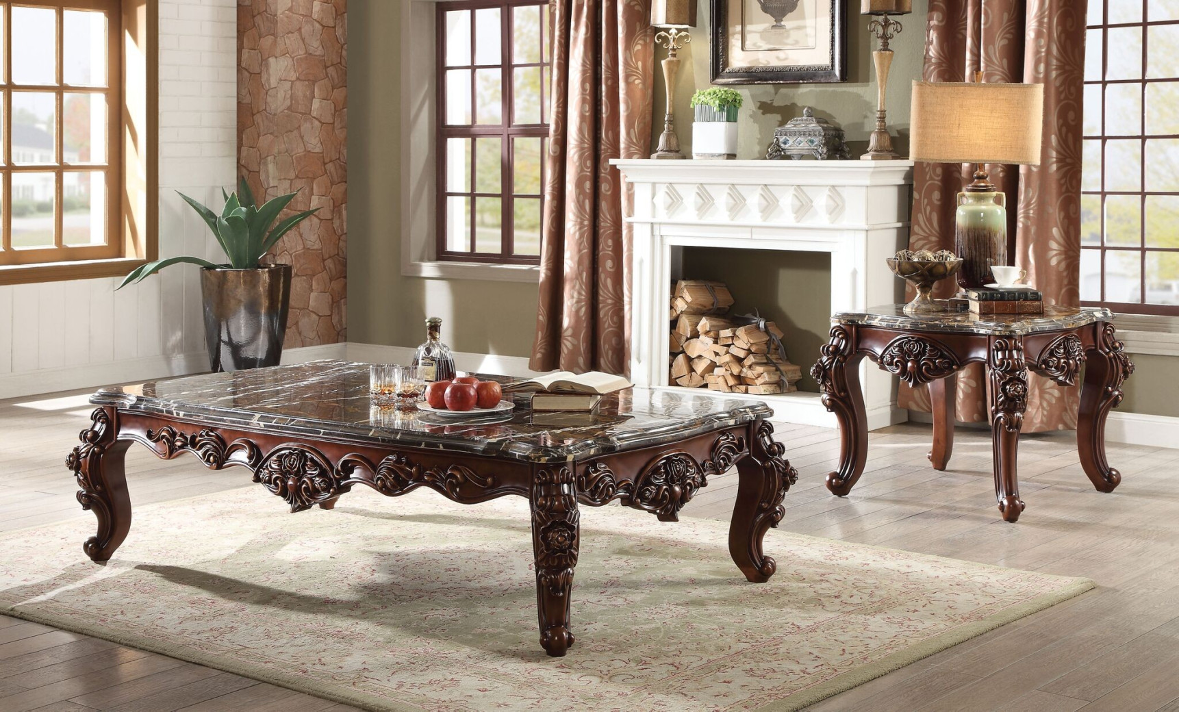 53070 Forsythia Sofa Collection by Acme Espresso Top Grain