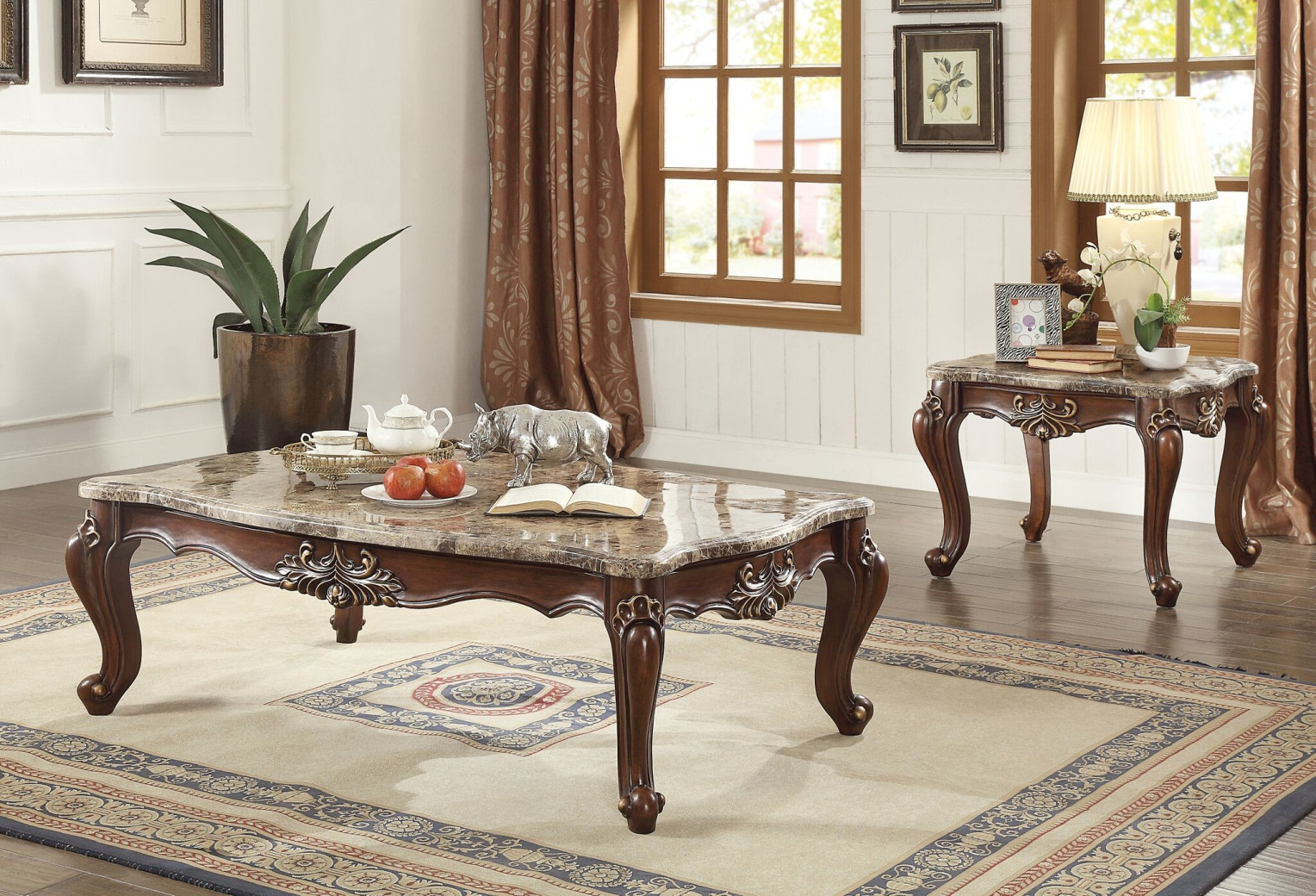 51050 Shalisa Sofa collection by Acme wing back style Walnut