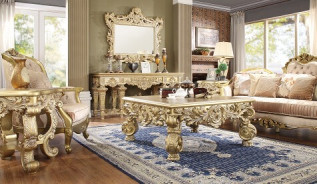 HD 8086 Homey Design Coffee Table Victorian, European & Classic