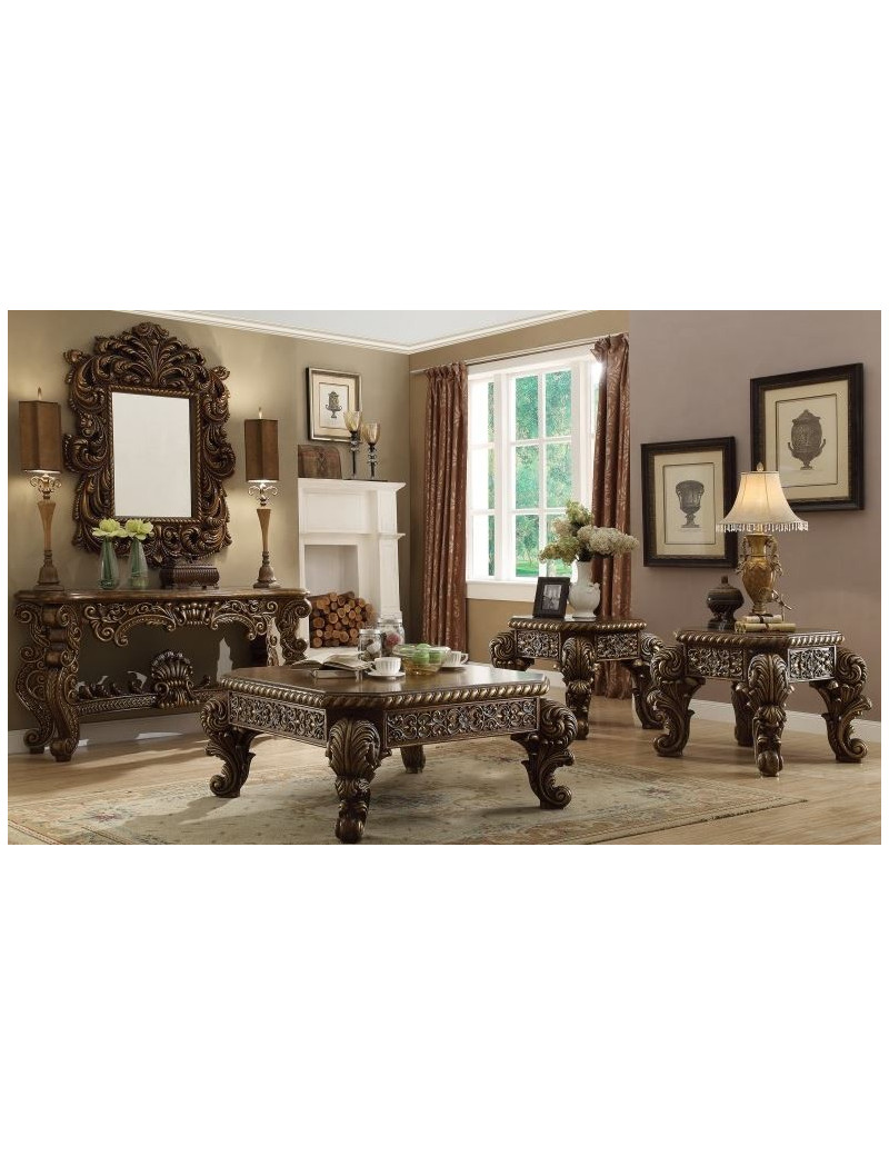 HD 610 Homey Design upholstery living room set Victorian