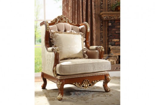 HD 821 Homey Design upholstery living room set Victorian