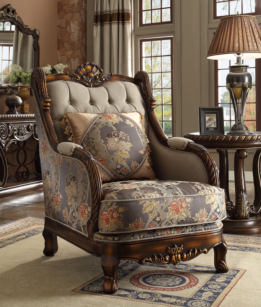 HD 1623 Homey Design upholstery living room set Victorian, European & Classic design Sofa Set