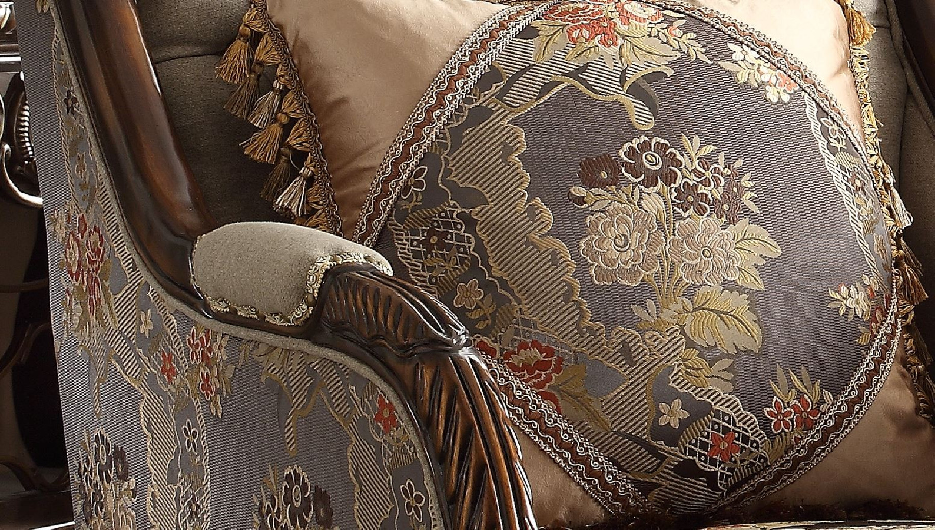 HD 1623 Homey Design upholstery living room set Victorian, European & Classic design Sofa Set