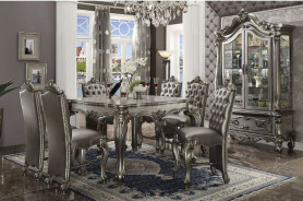 66835 Acme Counter Height Versailles Antique Platinum Finish