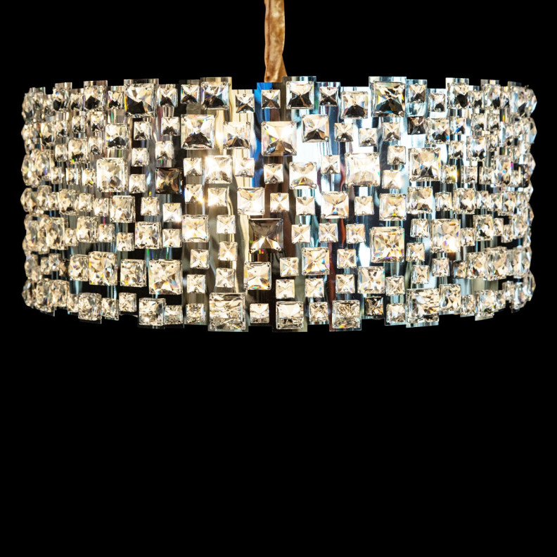 Aico by Michael Amini Lighting facets 9 light chandelier