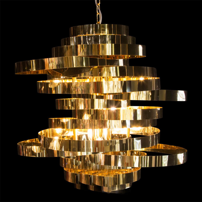 Aico by Michael Amini Lighting hemispheres 8 light chandelier