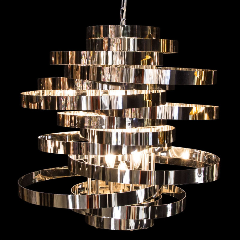 Aico by Michael Amini Lighting hemispheres 8 light chandelier
