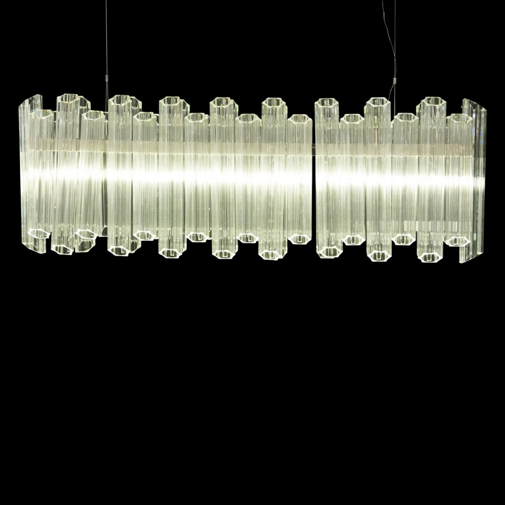 Aico by Michael Amini Lighting octavious rectangular 6 light