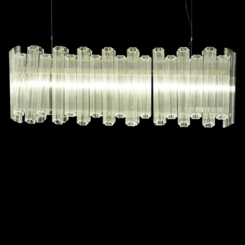 Aico by Michael Amini Lighting octavious rectangular 6 light