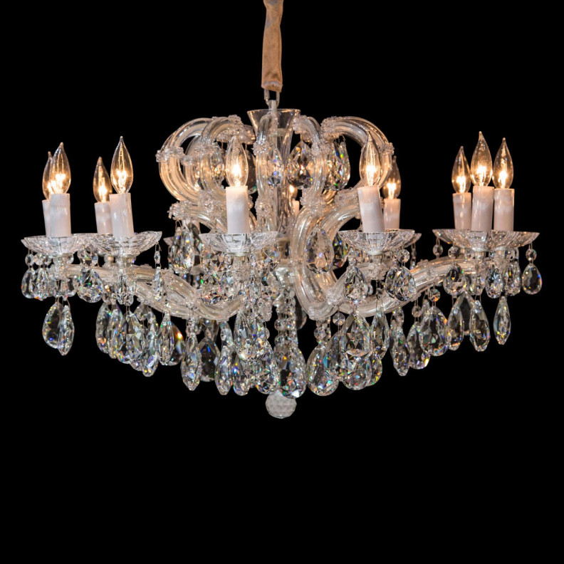 Aico by Michael Amini Lighting Portola 12 Light Chandelier