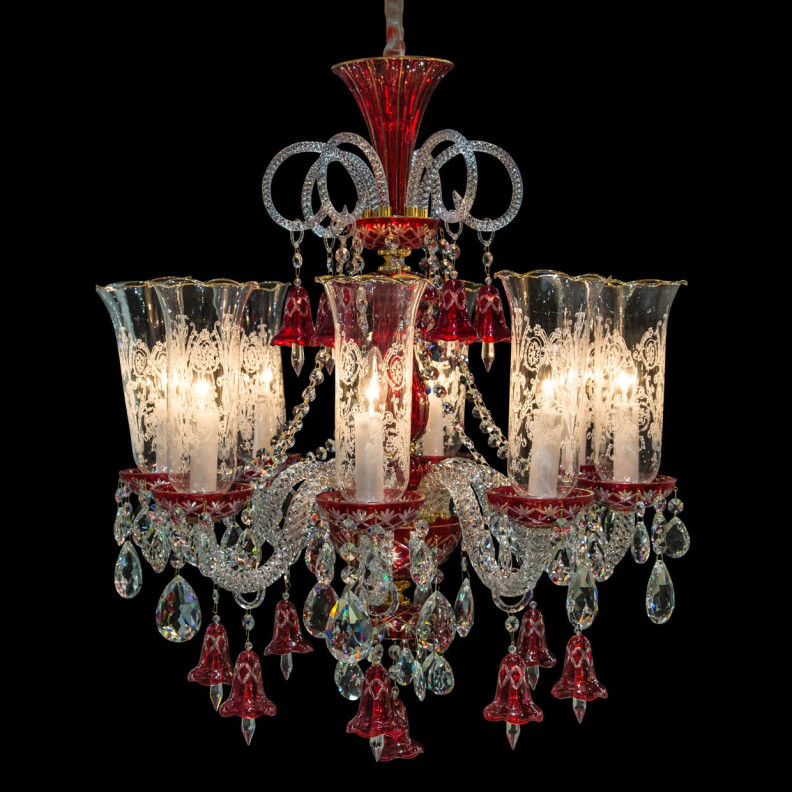 Aico by Michael Amini Lighting Winter Palace 8 Light Chandelier