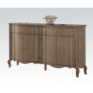 66050 Acme Dining Set Chelmsford Collection Antique Taupe