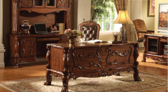 12169 Cherry Oak Finish Home Office set Acme Dresden Collection