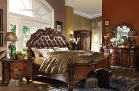 22000 ACME  Vendome Bedroom Set Cherry Collection