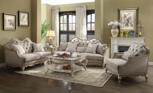 56050 Antique Taupe Finish Living Room Chelmsford Collection by Acme Furniture