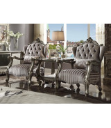 56845 Velvet /Antique Platinum Finish Over sized sofa  Acme Versailles Collection