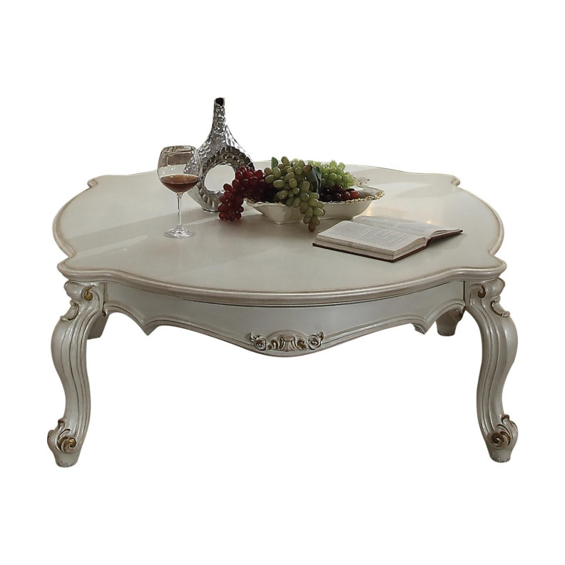 86880 Antique Pearl Finish Ocassional Tables Acme Picardy Collection