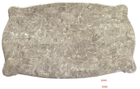 81665 Marble Top Champagne Finish Occasional Tables Bently Collection By Acme Furniture