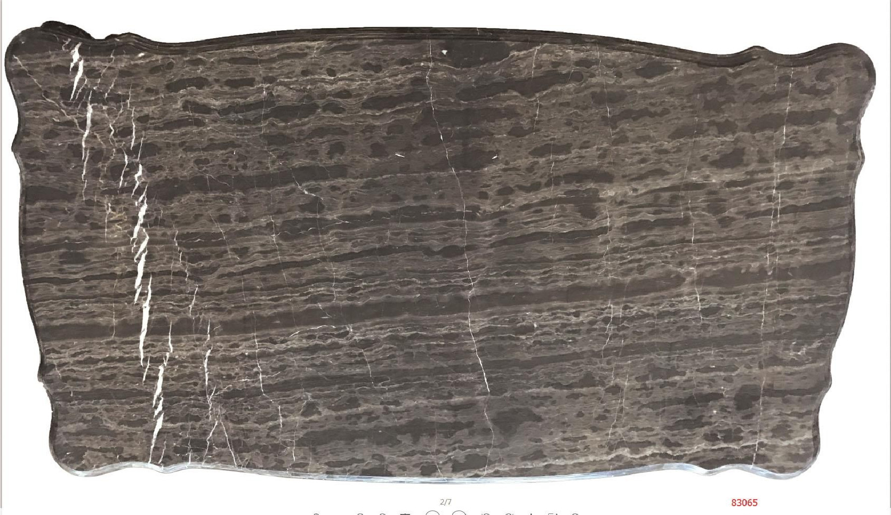 83065 Marble Top Walnut Finish Occasional Tables Acme Eustoma Collection