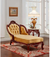 643 DJ Polrey French Provincial Style Chaise Lounge Chair