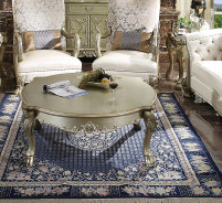 54875 Bone PU / Gold Patina Finish Living Room Acme Dresden II Collection