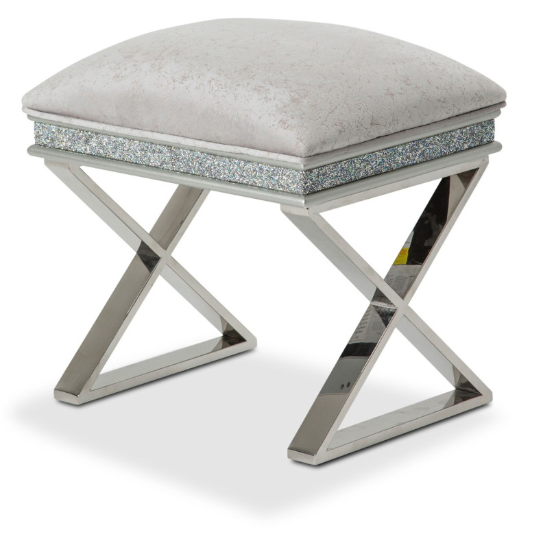 Vanity Desk Bench Melrose Plaza Collection By Michael Amini