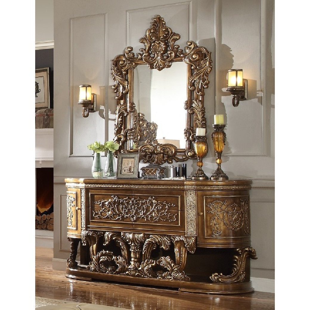 HD 8018 Homey Design Bedroom set Victorian, European