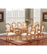 701 Wood Top Dining Table Classic French Provincial Style By Polrey