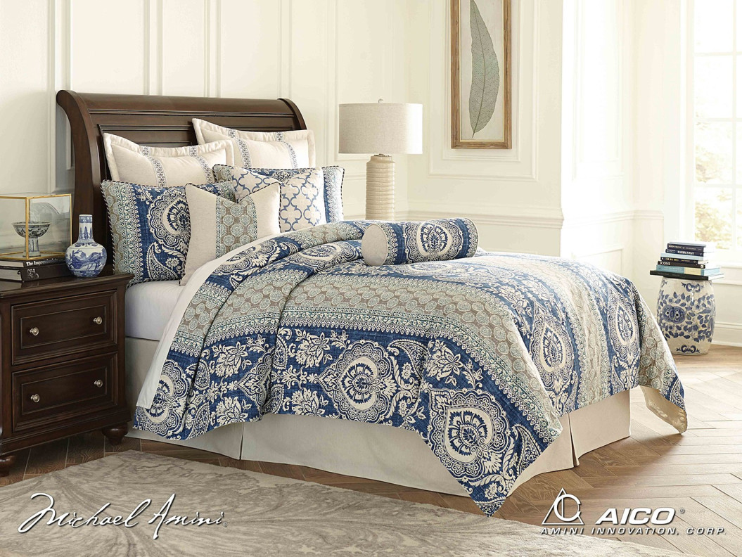 La Rochelle Comforter Set By Michael Amini