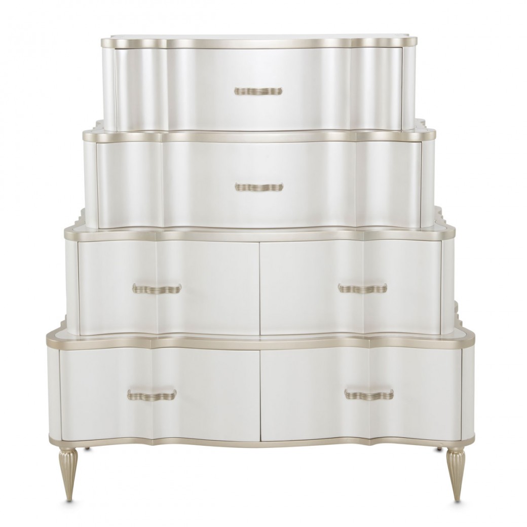 Tiered 6Drawer Chest London Place Collection By Michael Amini