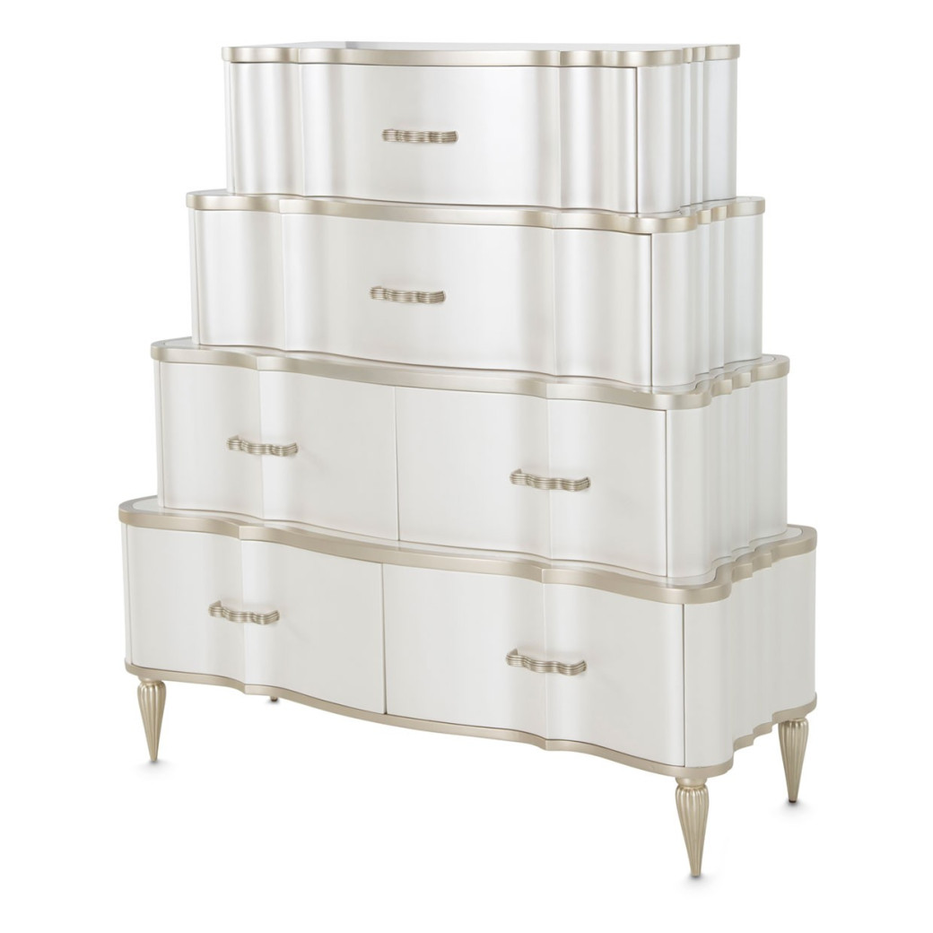 Tiered 6-Drawer Chest London Place Collection By Michael Amini