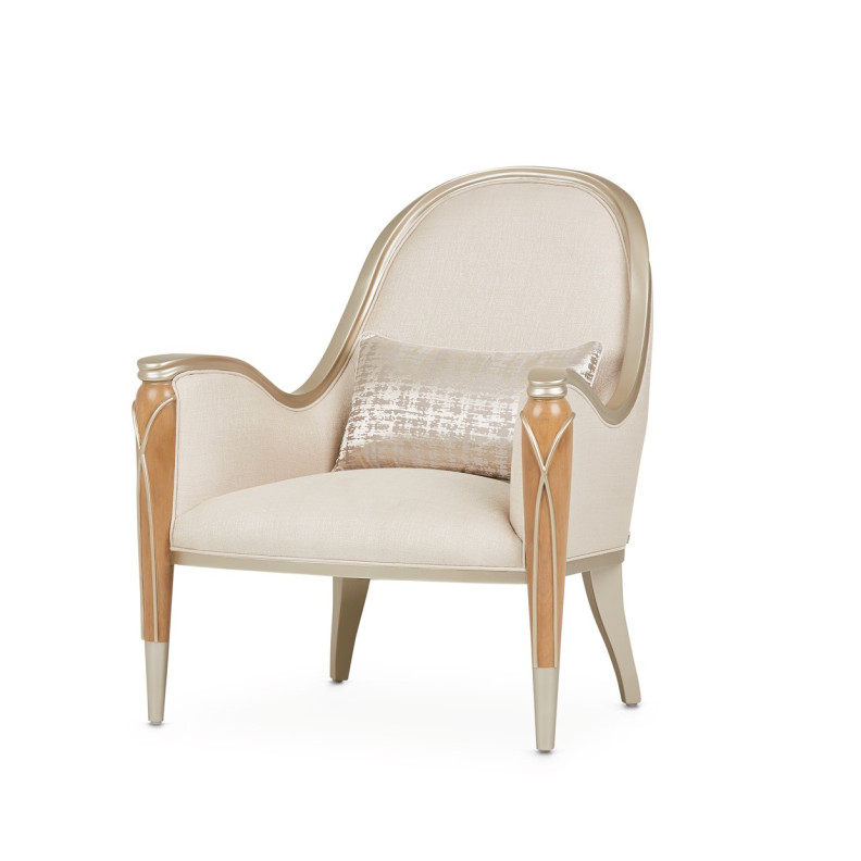 VillaCherie Accent Chair Caramel By Michael Amini
