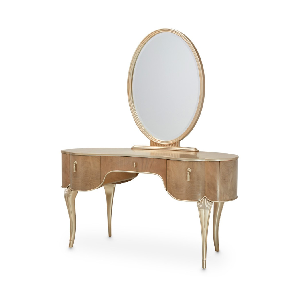 Vanity with Mirror Villa Cherie Collection By Michael Amini