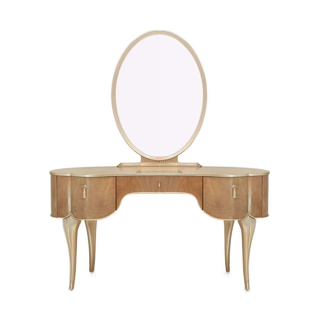 Vanity with Mirror Villa Cherie Collection By Michael Amini