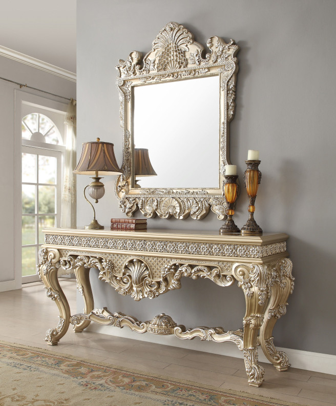 HD 8022 Homey Design Console Table Victorian Style, European & Classic Design