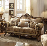 HD 506 Homey Design Upholstery Living Room Set Victorian, European & Classic Design Sofa Set