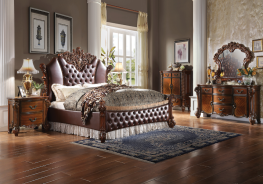 28020 Bedroom Cherry Finish Vendome Collection By Acme Furniture