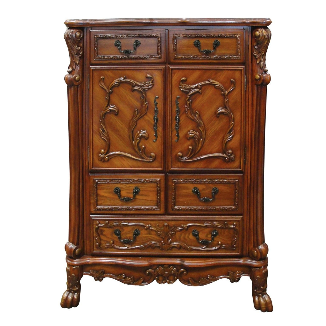 23140Q Dresden Bedroom Collection Cherry Oak Finish by Acme Furniture