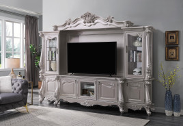 91660 Champagne Finish Entertainment Center by Acme Furniture