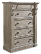 Arch Salvage Grayson Light Oak Finish Bedroom Set by ART Furniture