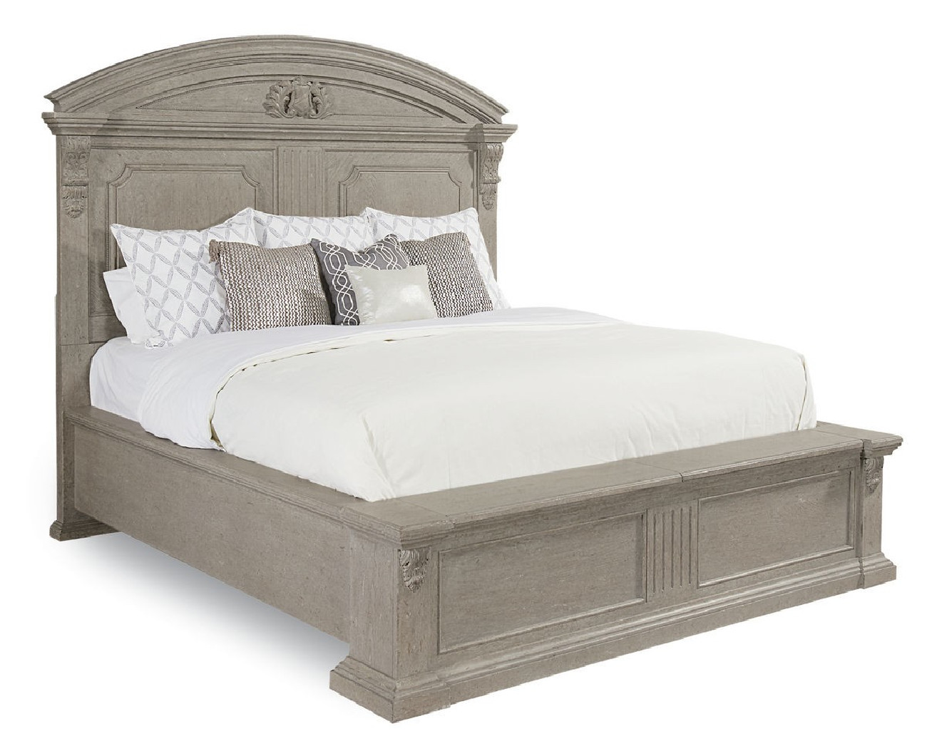 Arch Salvage Grayson Light Oak Finish Bedroom Set by ART Furniture