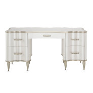 Pearl Finish Desk London Place Collection By Michael Amini