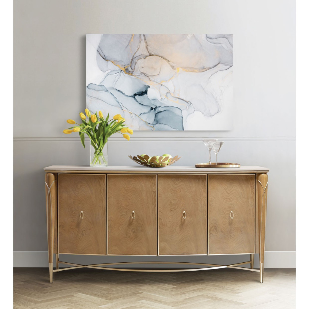 Villa Cherie -Caramel Round Dining Table By Michael Amini
