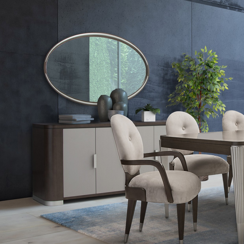 Roxbury Park Sideboard & Mirror 2pc  By Michael Amini