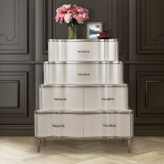 Tiered 6-Drawer Chest London Place Collection By Michael Amini