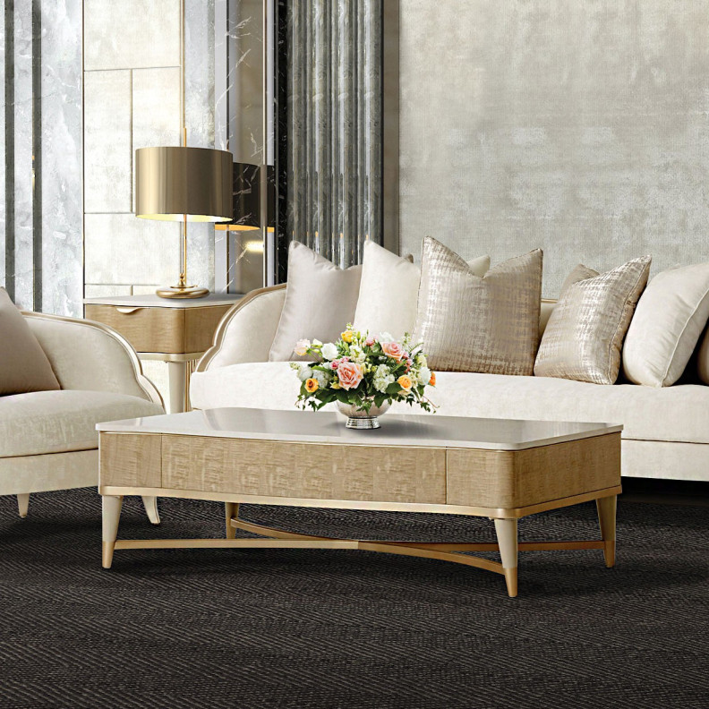 Malibu Crest Rectangular Cocktail Table By Michael Amini