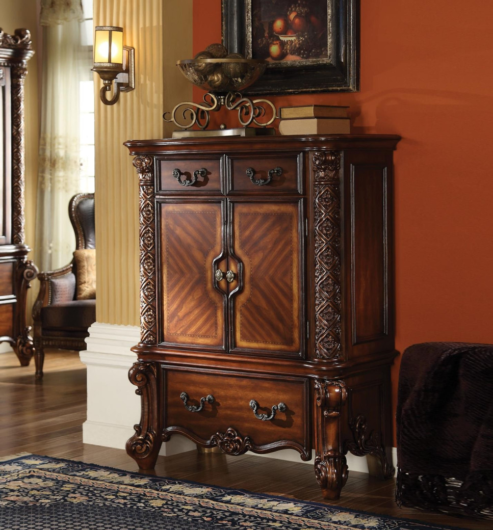 12140 Bedroom Cherry Oak Finish Dresden Collection by Acme Furniture