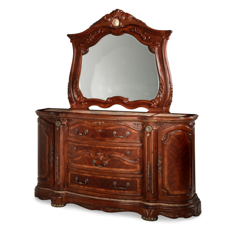 Dresser & Mirror Cortina Collection by Michael Amini. NF65050-28