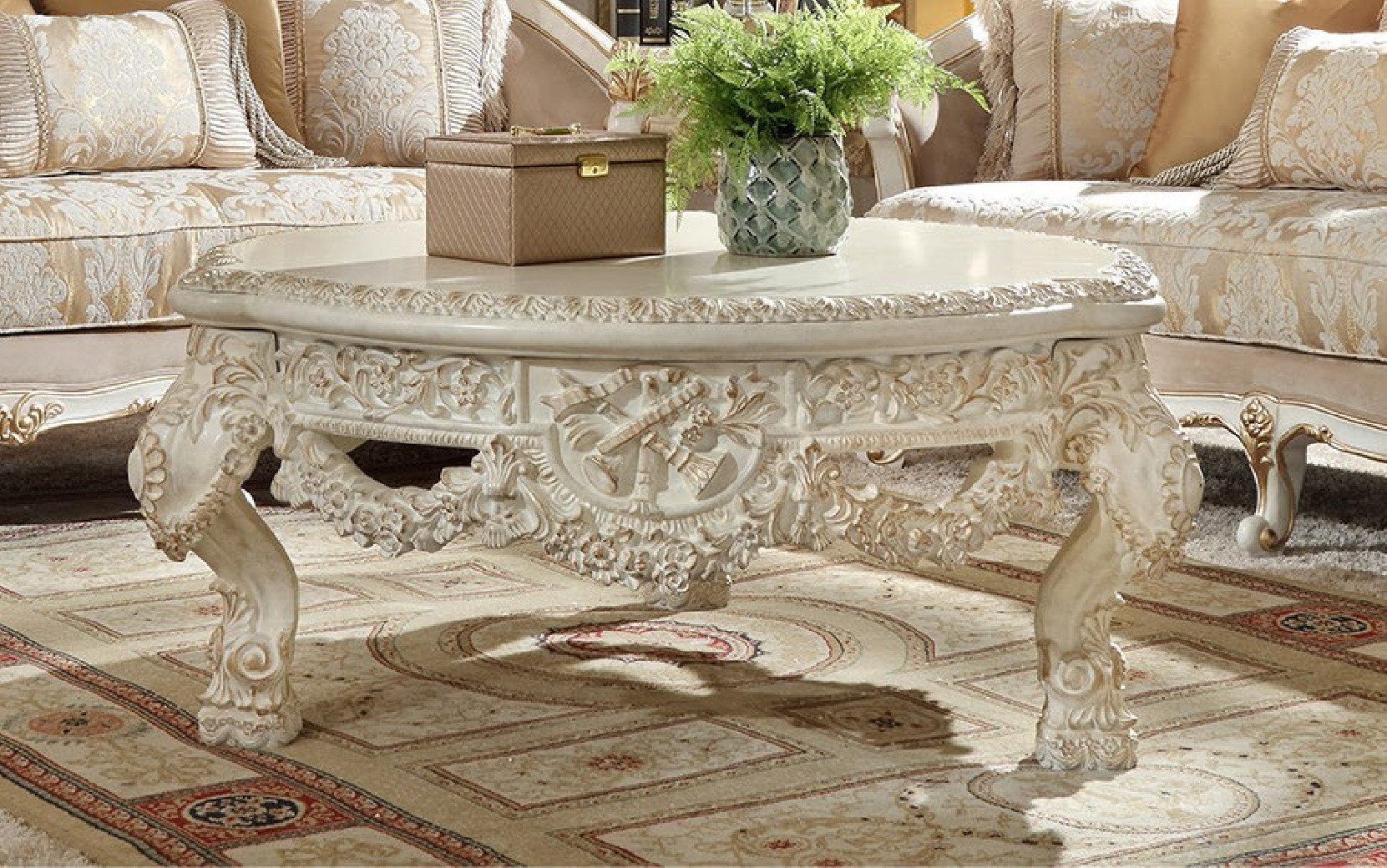 HD 2669 Homey Design Upholstery Living Room Victorian, European & Classic Design