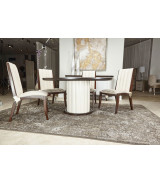 Round Dining Table set Paris Chic Collection By Michael Amini